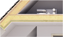 Insulated capped ceilings